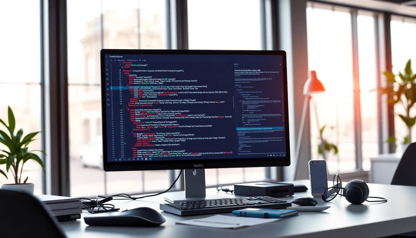 Effektive Software Hilfe bei der Analyse von Computerlösungen in einem modernen Büro.