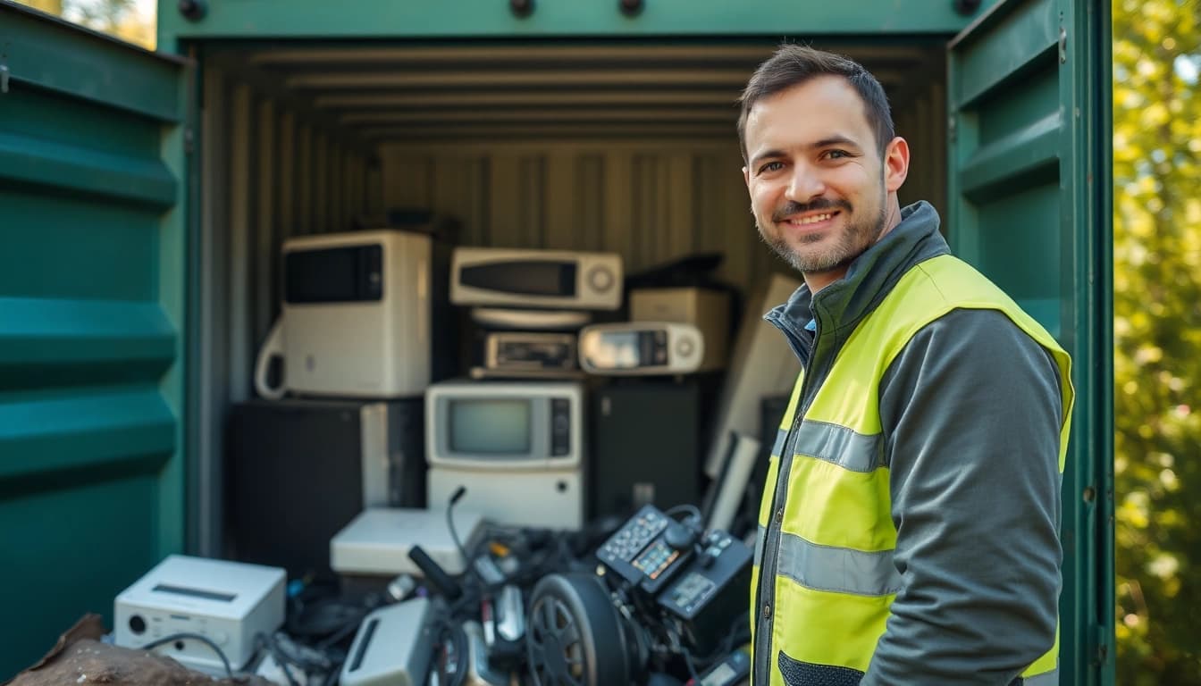 Schrotthändler Wuppertal holt professionelle Elektrogeräte kostenlos und umweltfreundlich ab.