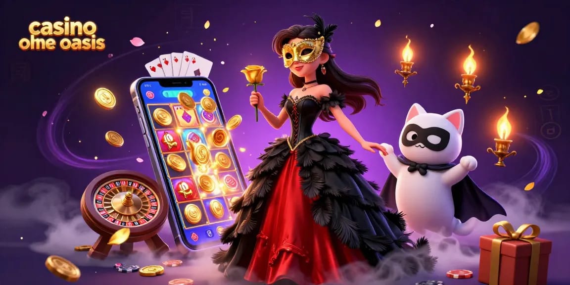 Experience the thrill of casino ohne oasis with vibrant slot games, golden coins, and enchanting character designs.