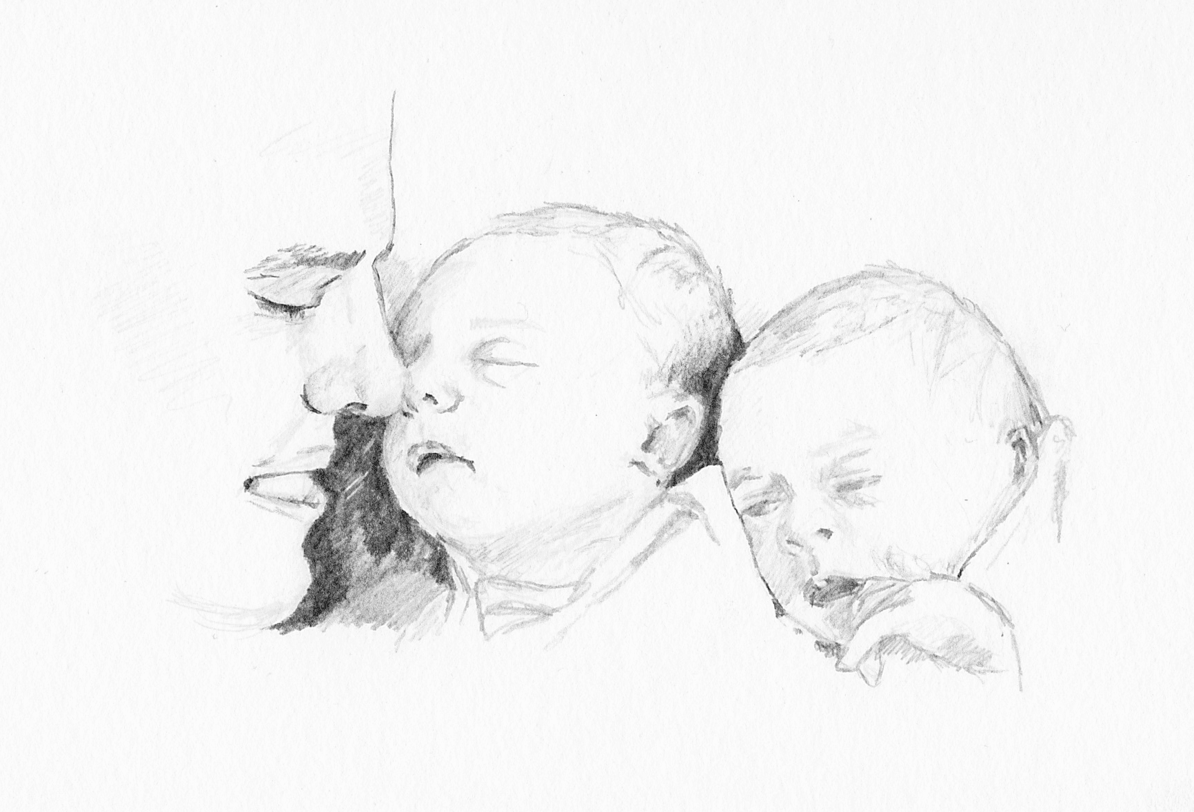 Foto zeichnen lassen nach Fotovorlage bei Families Portrait