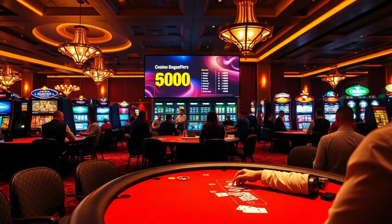 Erlebe das aufregende Ambiente eines online casino schweiz mit Spielautomaten, Blackjack-Tischen und verlockenden Bonusangeboten.
