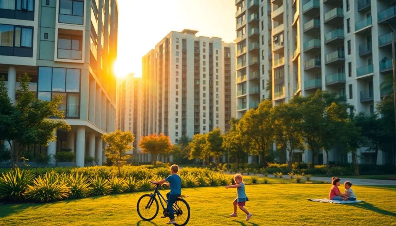 Explore the vibrant community atmosphere at Tampines St 95 EC with joyful families.