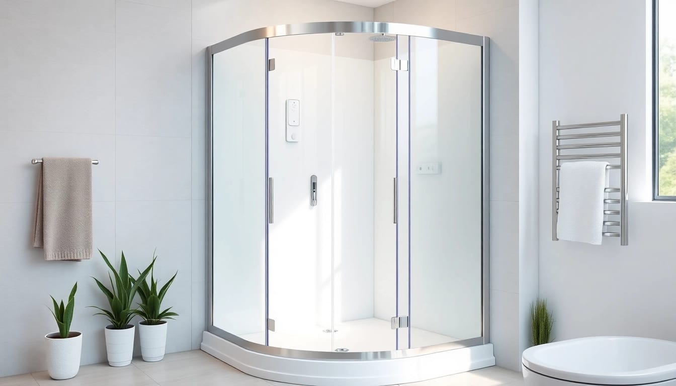 Erleben Sie die Duschkabine 80x80 eckeinstieg mit elegantem Design und modernem Komfort.