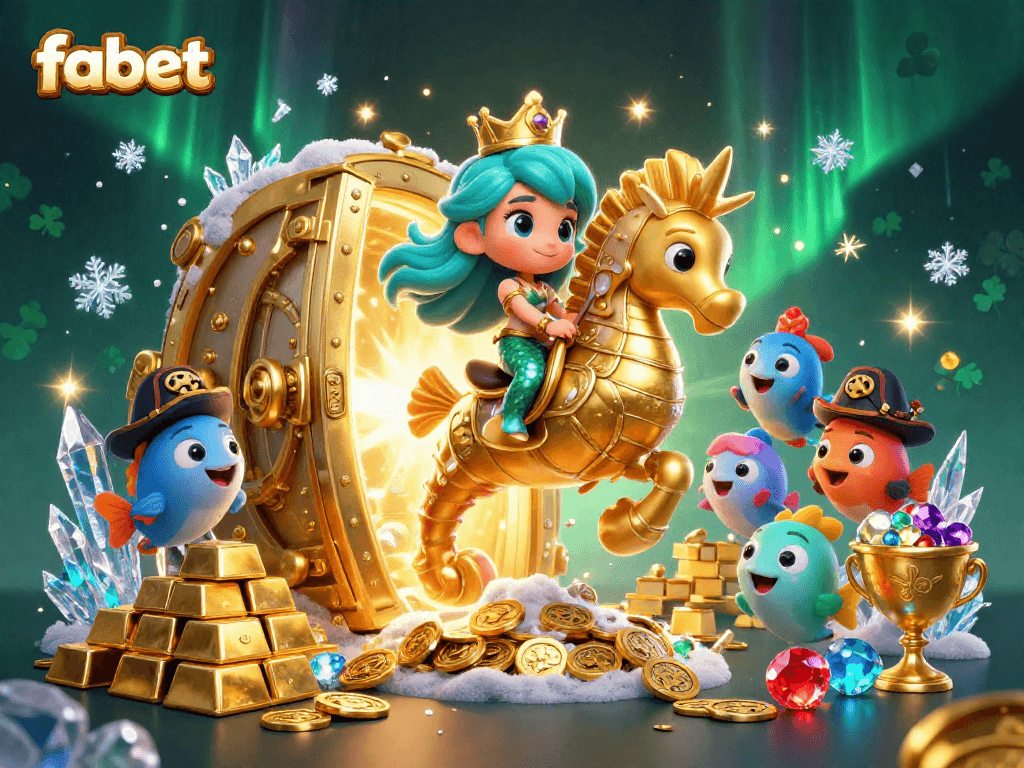 Experience the enchanting realm of fabet with a vibrant underwater casino adventure featuring mythical characters.