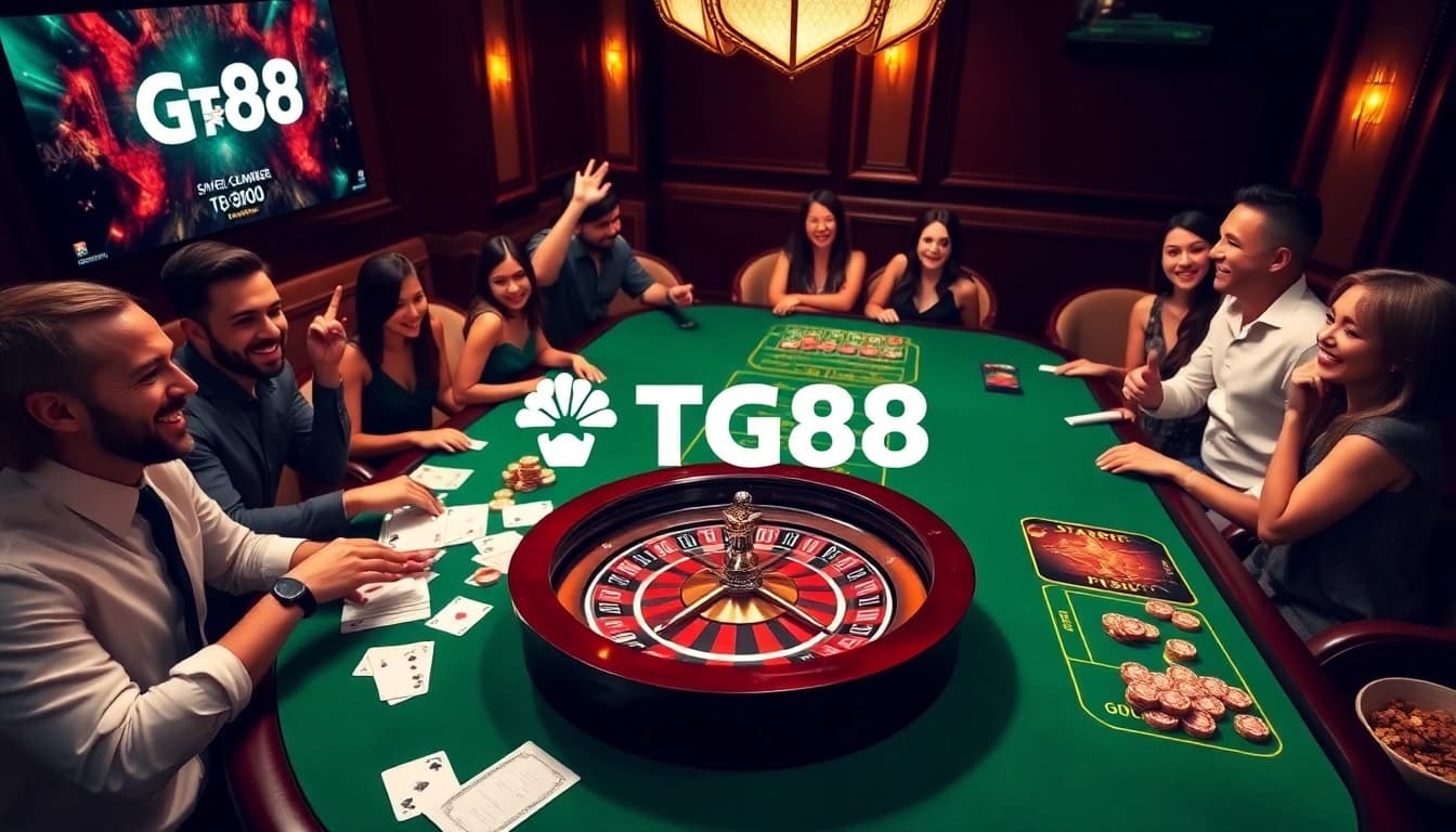 Experience the excitement of tg88 casino gaming with vibrant tables and winning players.