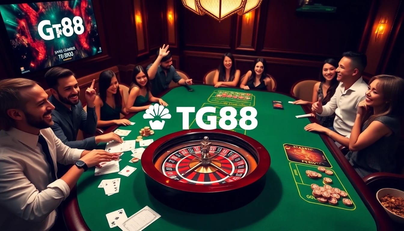 Experience the excitement of tg88 casino gaming with vibrant tables and winning players.