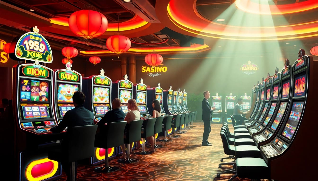 Sichere Casino Bonus Angebote für Spieler mit attraktiven Gewinnen und bunten Spielautomaten im Hintergrund.