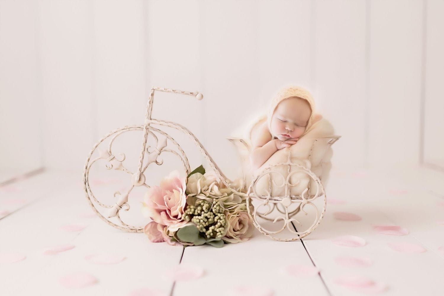 Zeitlose Babyfotos entstehen beim Newborn Fotoshooting