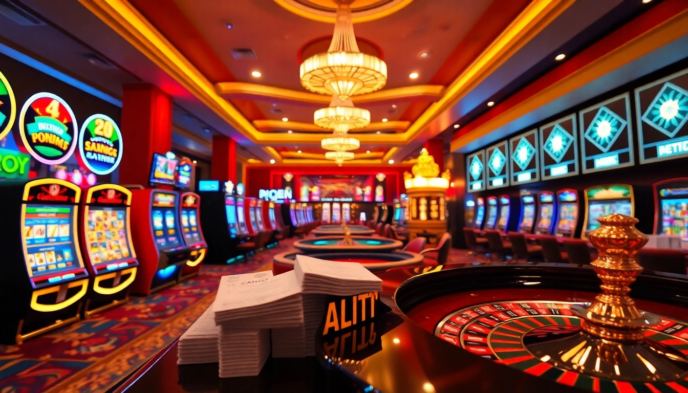 Enjoy a thrilling night at the casino with https://xx88.eu.com/ featuring slot machines and poker chips.