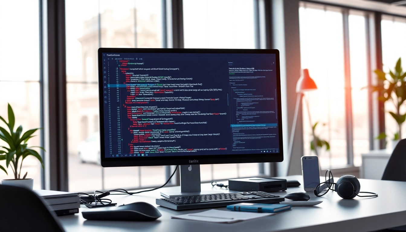 Effektive Software Hilfe bei der Analyse von Computerlösungen in einem modernen Büro.