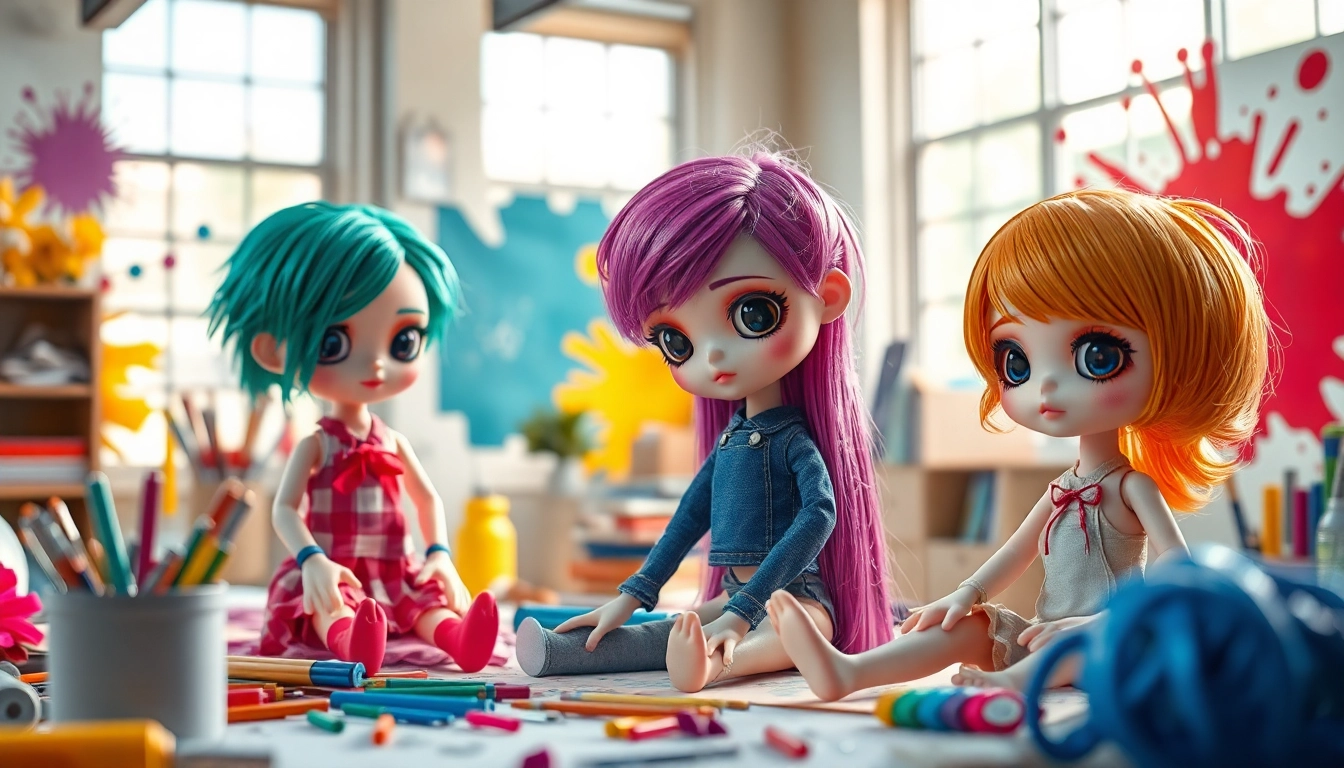 Gestalten Sie Gutdolls mit kreativen Details in einem inspirierenden Atelier.