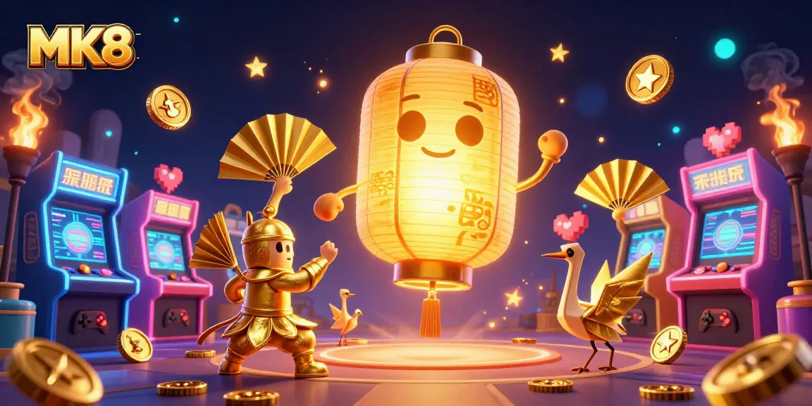 Engage in thrilling gameplay at MK8, featuring lively characters and dynamic casino elements.