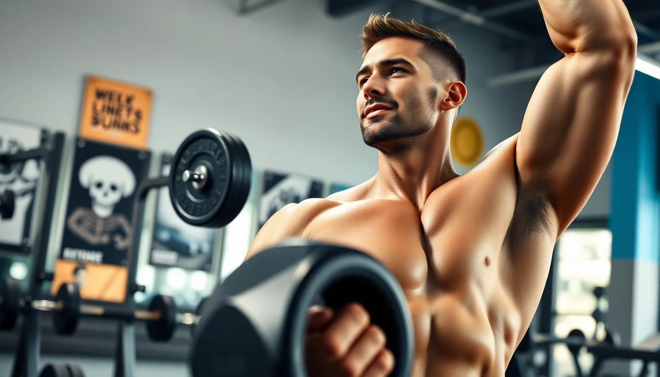 Trenbolon preis: Leistungssportler im Fitnessstudio mit Gewichten für effektives Training.