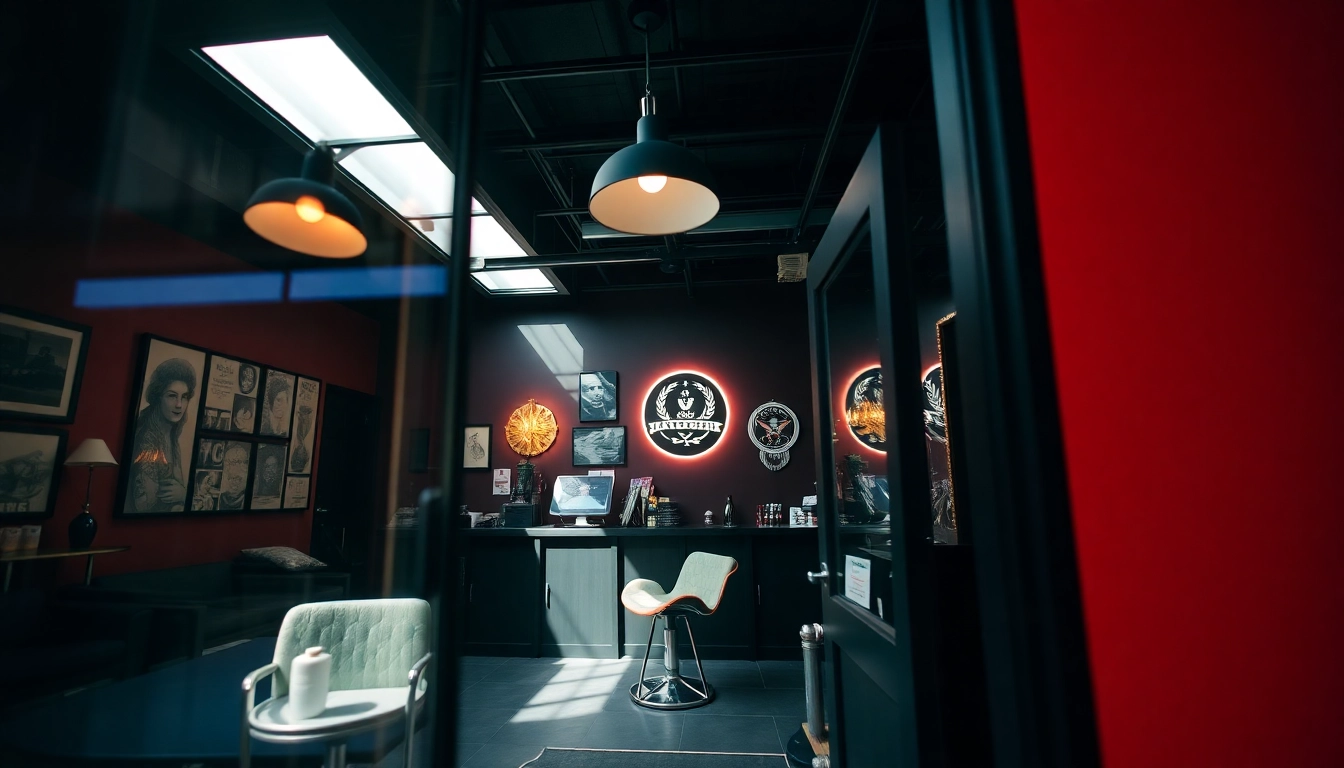 Professionelles Tattoo Studio München mit kreativen Designs und angenehmer Atmosphäre.