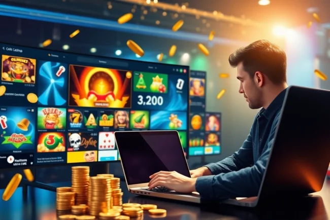 Spielen Sie spannende online casino games in einem modernen digitalen Casino-Setup und genießen Sie das Erlebnis.