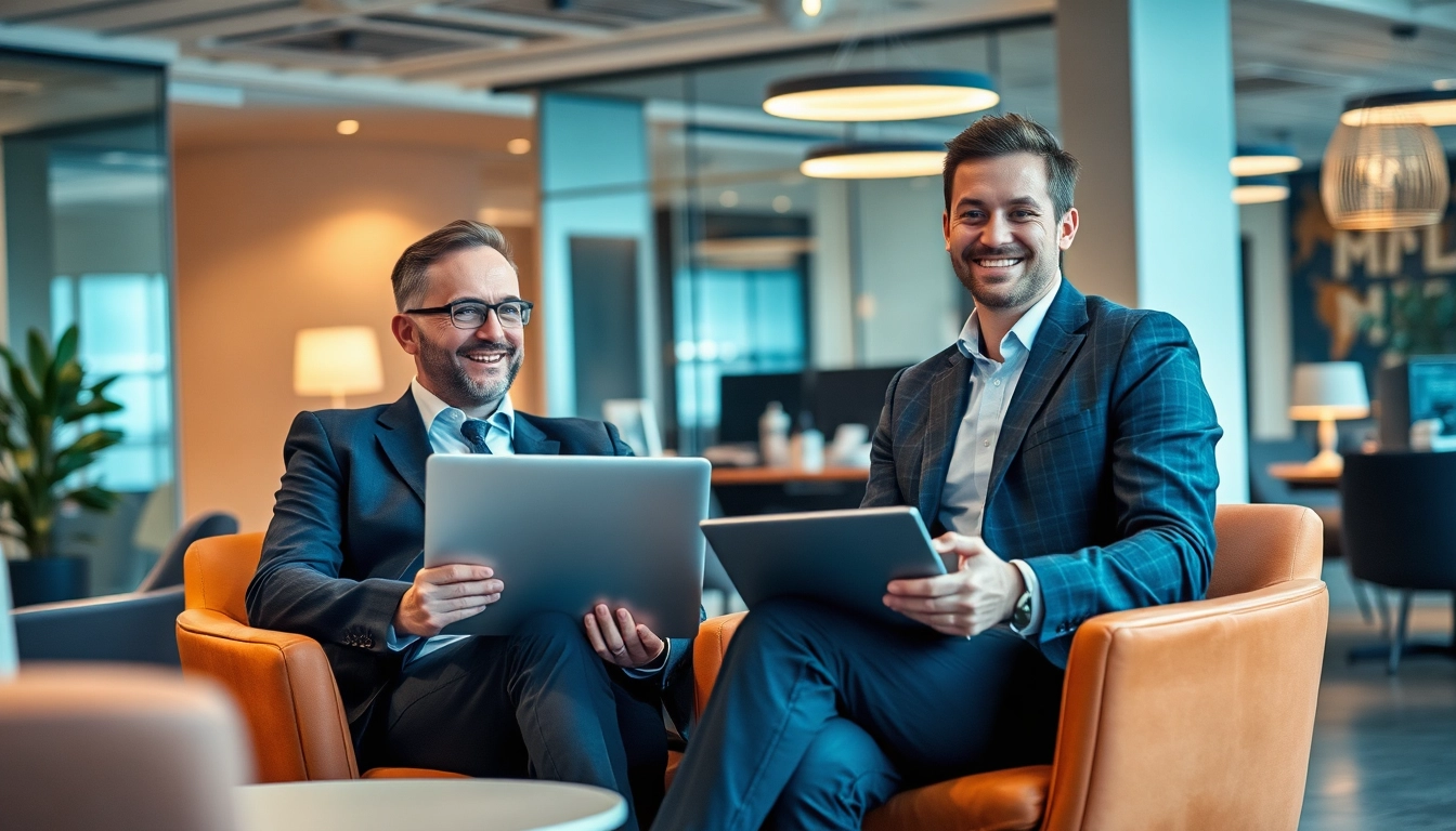 Headhunter Chemnitz im professionellen Gespräch mit einem Bewerber in einem modernen Büro.