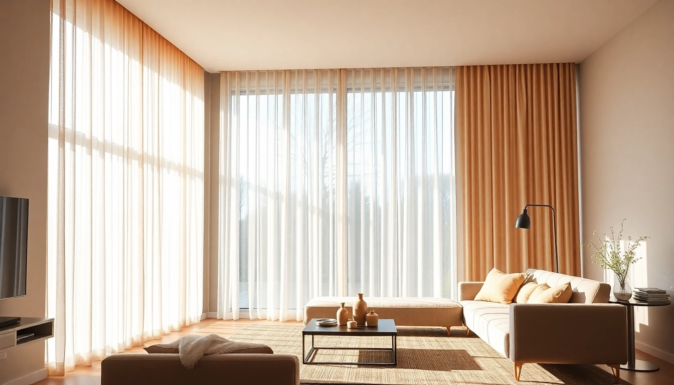Plissee konfigurieren für ein stilvolles Wohnzimmer mit modernem Design.