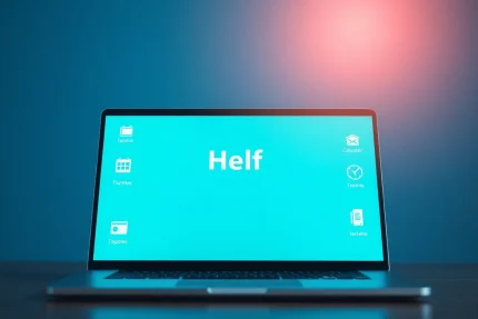 Hilfeportal: Benutzerfreundliches Interface eines digitalen Unterstützungssystems für schnelle Hilfe.