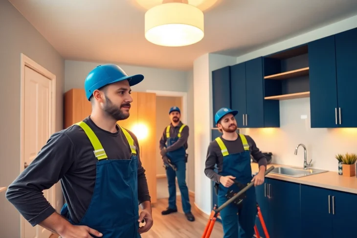 Räumung Wien: Professionelle Helfer bei der Entrümpelung einer Wohnung, die für Ordnung sorgen.
