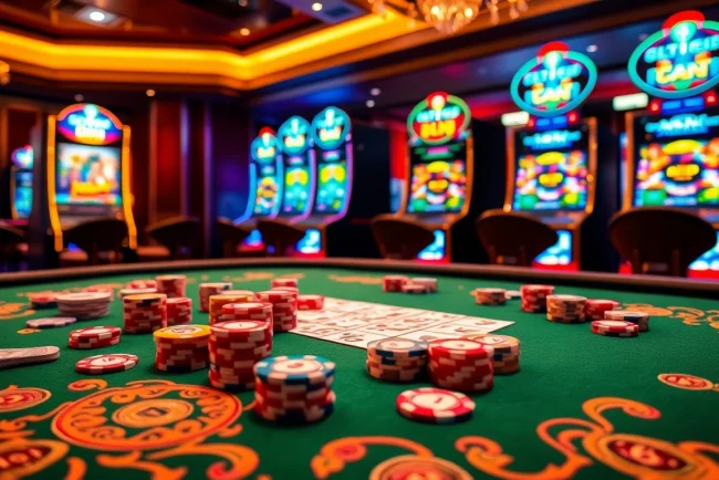 Players enjoying various games at GG88's vibrant and secure online casino.