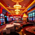 Enjoy a thrilling night at the casino with https://xx88.eu.com/ featuring slot machines and poker chips.