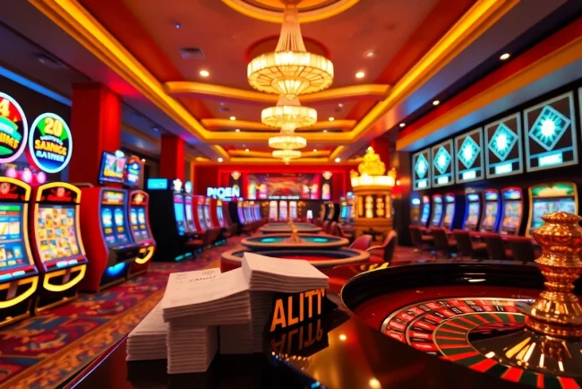 Enjoy a thrilling night at the casino with https://xx88.eu.com/ featuring slot machines and poker chips.
