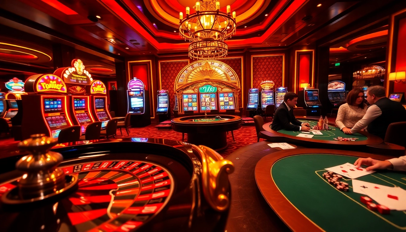 Experience the excitement of gambling with https://789cluber.com/ featuring casino tables and vibrant slot machines.