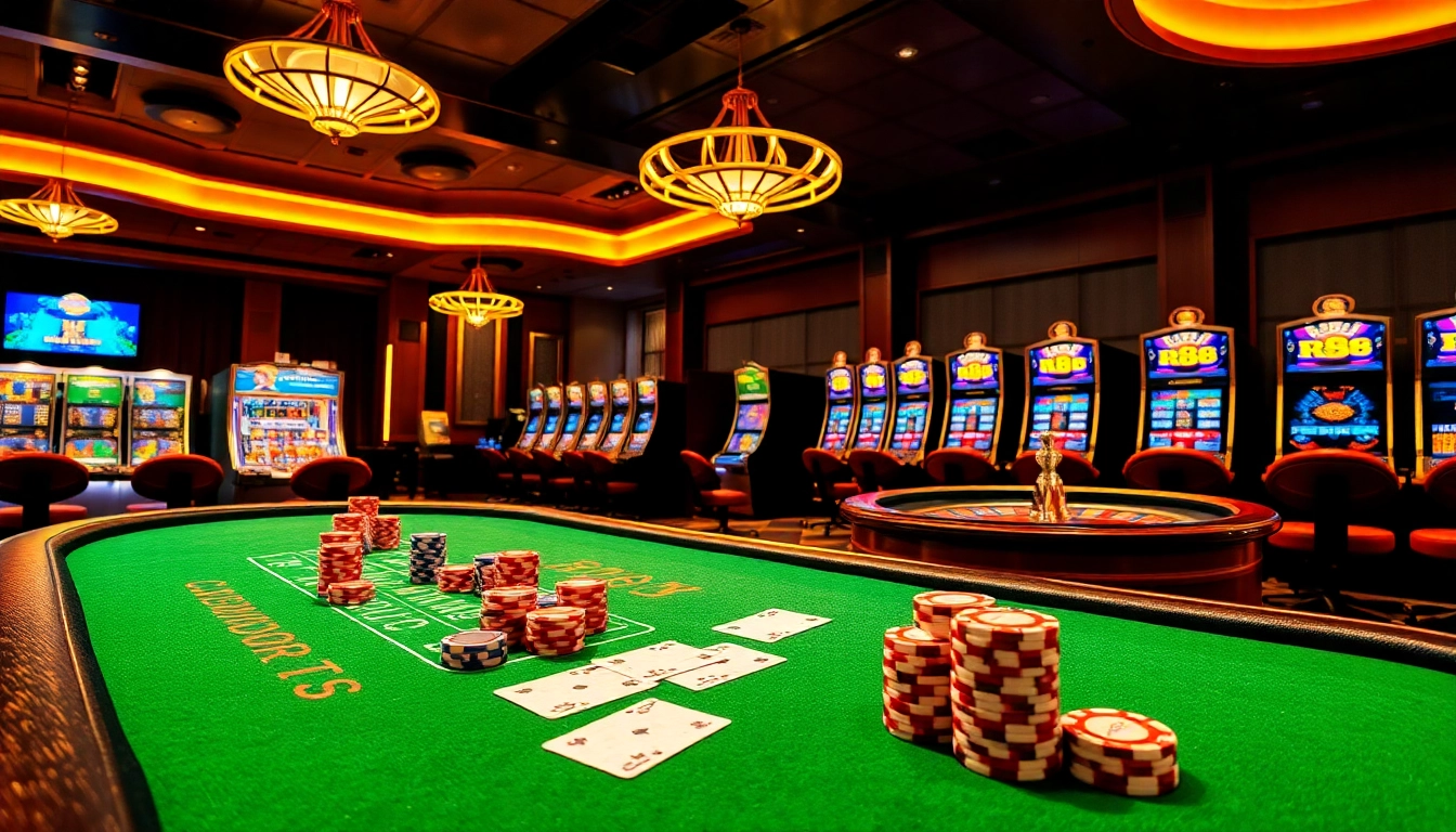Experience the excitement of RR88 with vibrant casino games and rich atmosphere