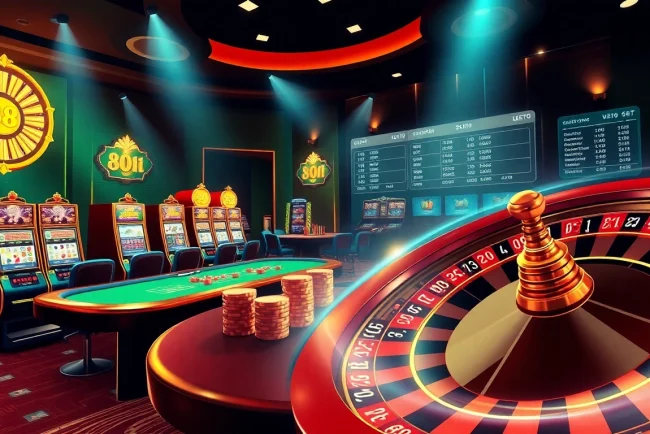 Experience the excitement of 88i nhà cái in a luxurious online casino setting with dynamic gaming elements.