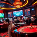 Experience the thrill of xổ số ok8386 with engaging live casino gaming visuals and vibrant betting environments.