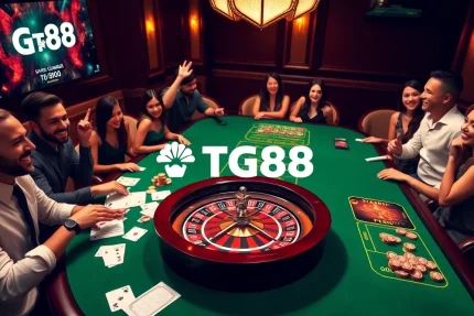 Experience the excitement of tg88 casino gaming with vibrant tables and winning players.