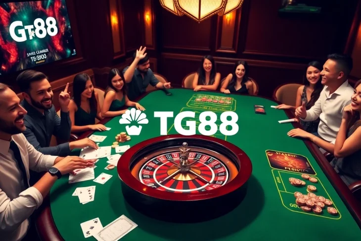 Experience the excitement of tg88 casino gaming with vibrant tables and winning players.