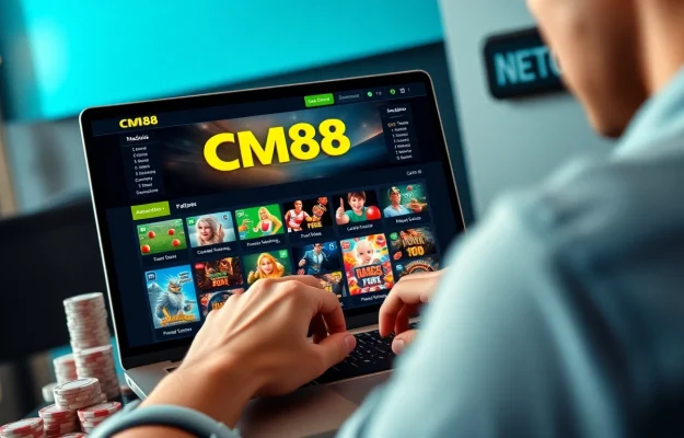 CM88 online betting platform interface featuring user engagement and innovative design.
