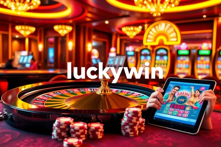Experience the excitement of luckywin as players engage with vibrant casino games and interfaces.