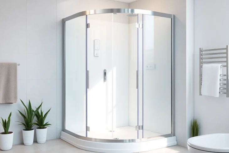 Erleben Sie die Duschkabine 80x80 eckeinstieg mit elegantem Design und modernem Komfort.